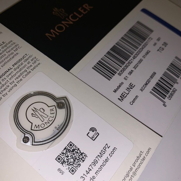 BRAND NEW MONCLER women’s white sneakers - Picture 2 of 4